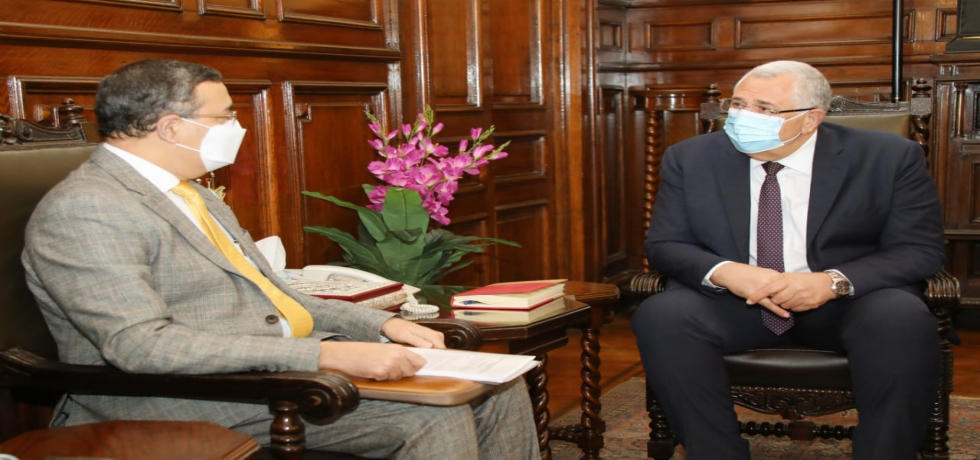 Ambassador Ajit Gupte called on Egyptian Minister of Agriculture & Land Reclamation H.E. Mr. El Sayed Mohamed Marzouk El Quseir on 13 January 2022